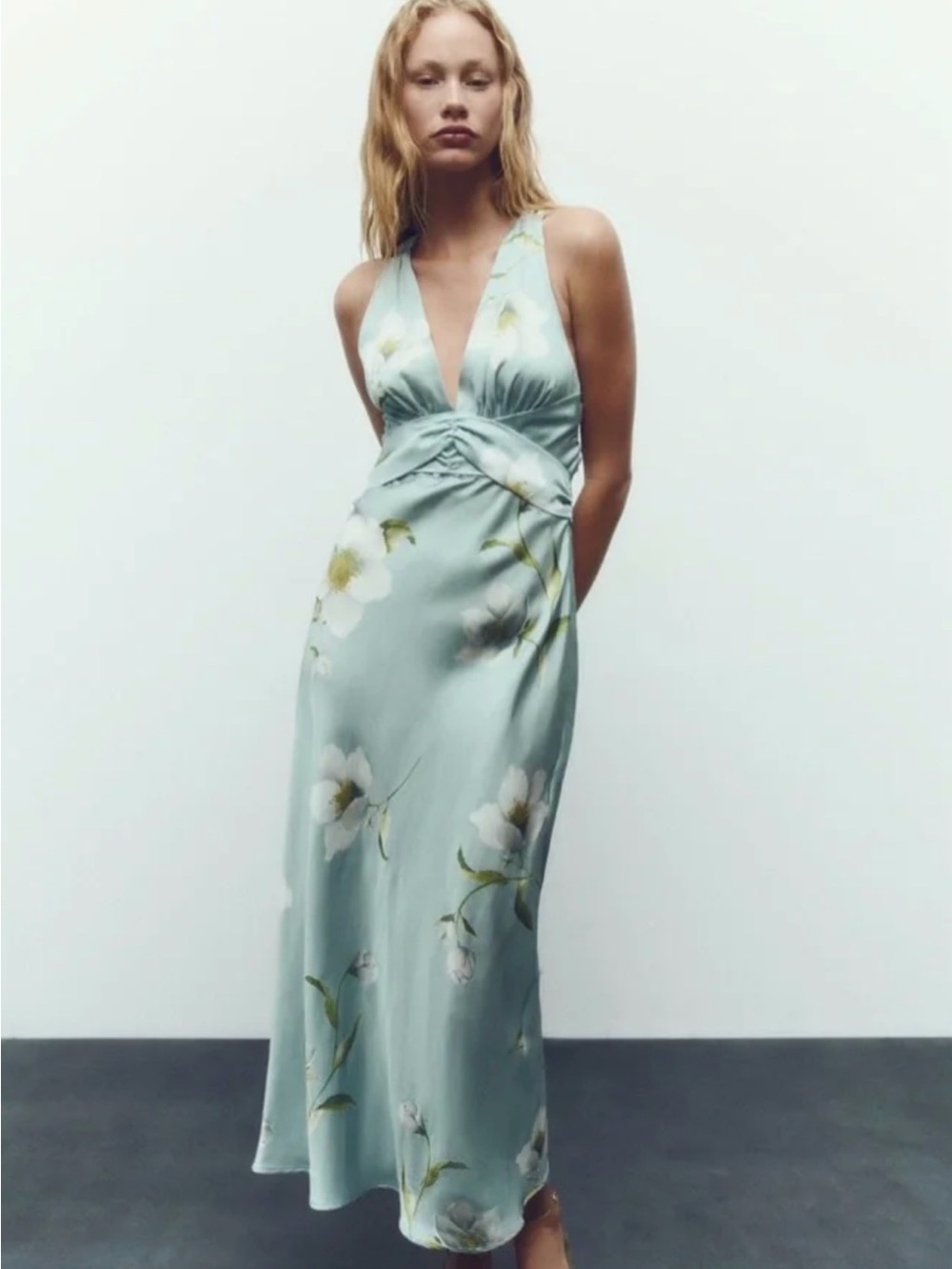 ZARA Maxi floral dress